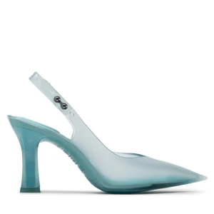 Sandały Melissa Slingback Heel + Larroude 33606 Niebieski