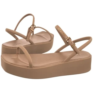Sandały Miami Platform Y Strap Sandal Milk Chocolate 212012-2JJ (CR425-b) Crocs