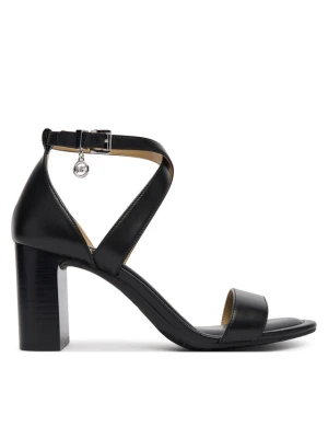 Sandały MICHAEL Michael Kors Alexa Block 40S6AXMS1L Czarny