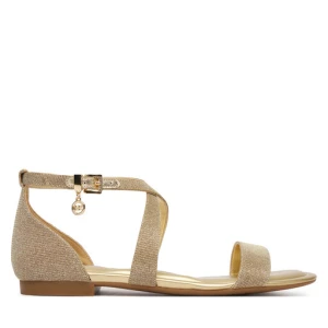 Sandały MICHAEL Michael Kors Alexa Flex Flat 40S6AXFS1D Złoty