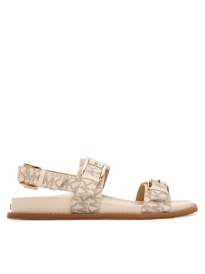 Sandały MICHAEL Michael Kors Nia Flat 40S6NIFS2B Kremowy