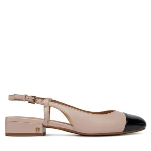 Sandały MICHAEL Michael Kors Perla Flex Sling Flat 40R4PLFP1L Różowy