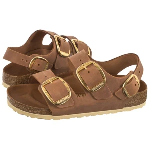 Sandały Milano Big Buckle Cognac 1024067 (BK251-b) Birkenstock