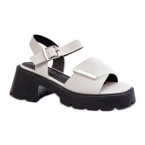 Sandały Model Vinceza 36257 White - Step in style białe