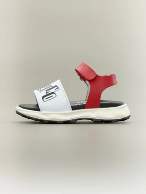 Sandały MOSCHINO biały