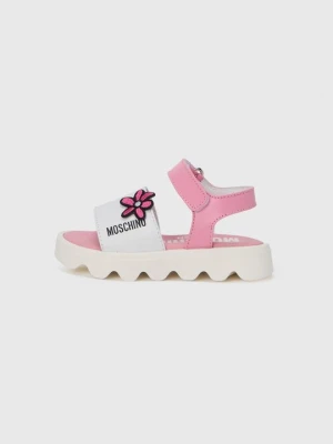 Sandały MOSCHINO biały