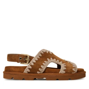 Sandały Mou Low bio sandal MU.SW631006A Brązowy
