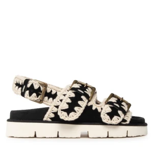 Sandały Mou New Bio # 02-With Buckles SW461003A Czarny