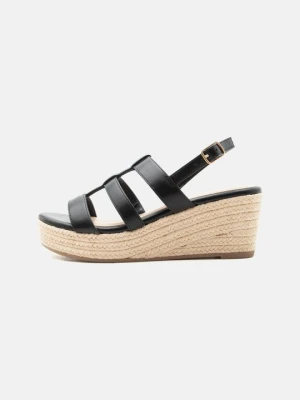 Sandały na koturnie Anna Field By Zalando czarny