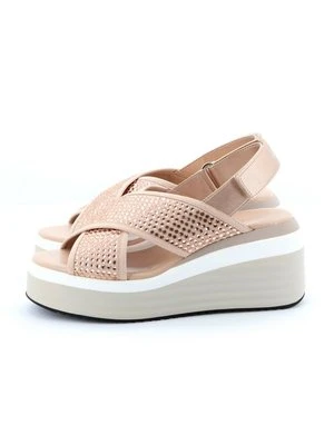 Sandały na koturnie Apepazza