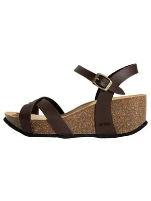 Sandały na koturnie BAYTON