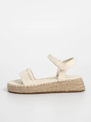 Sandały na koturnie Calvin Klein Jeans