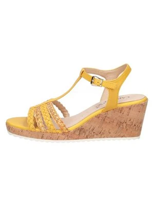 Sandały na koturnie Caprice