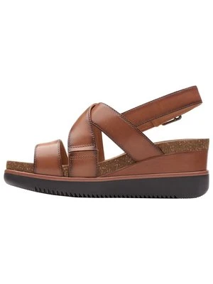 Sandały na koturnie Clarks