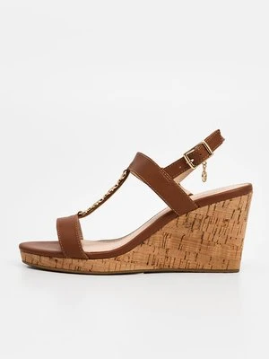 Sandały na koturnie Dune London