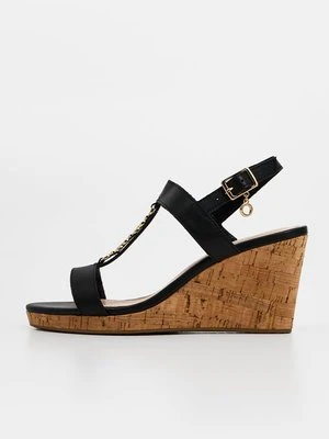 Sandały na koturnie Dune London