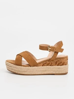 Sandały na koturnie Dune London