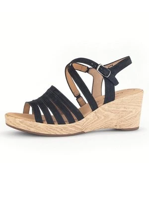 Sandały na koturnie Gabor