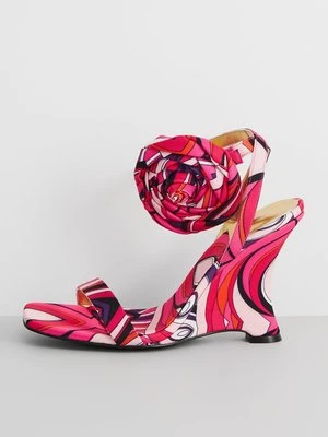 Sandały na koturnie Jeffrey Campbell różowy