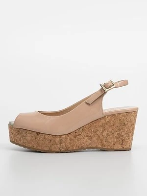 Sandały na koturnie Jimmy Choo