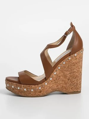 Sandały na koturnie Jimmy Choo