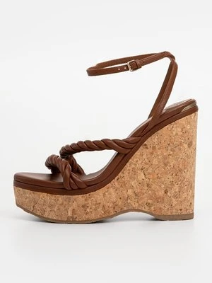Sandały na koturnie Jimmy Choo