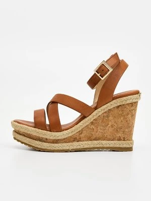 Sandały na koturnie Jimmy Choo