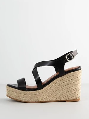 Sandały na koturnie Jonak