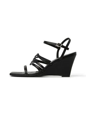 Sandały na koturnie Karl Lagerfeld