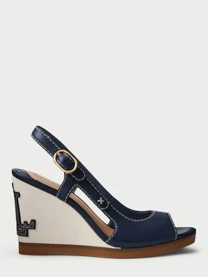 Sandały na koturnie Lauren Ralph Lauren