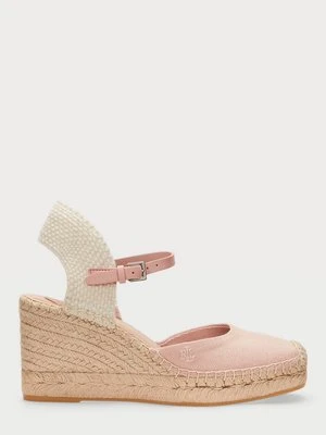 Sandały na koturnie Lauren Ralph Lauren