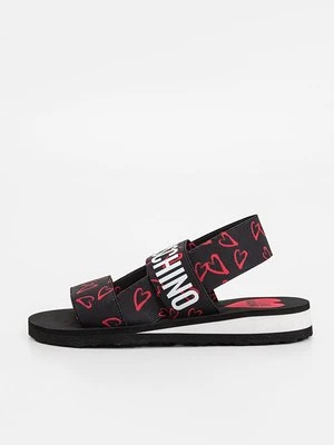 Sandały na koturnie Love Moschino