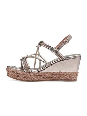 Sandały na koturnie marco tozzi