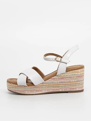 Sandały na koturnie marco tozzi