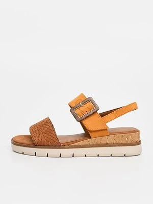 Sandały na koturnie marco tozzi