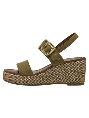 Sandały na koturnie marco tozzi