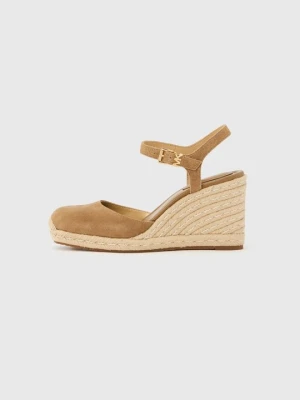 Sandały na koturnie Michael Kors wielbłądzi