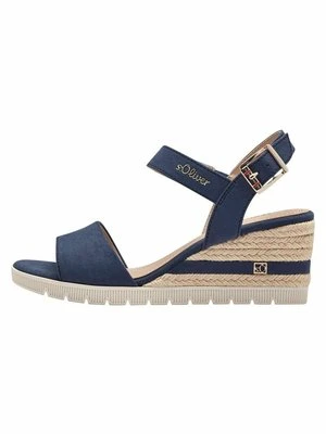 Sandały na koturnie s.Oliver