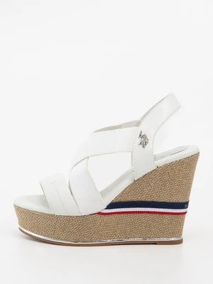 Sandały na koturnie U.S. Polo Assn.