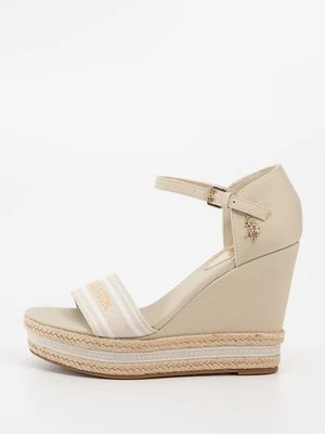 Sandały na koturnie U.S. Polo Assn.