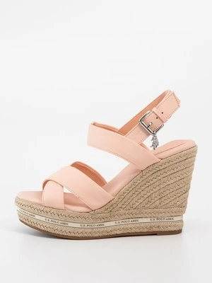 Sandały na koturnie U.S. Polo Assn.