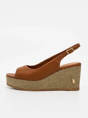 Sandały na koturnie U.S. Polo Assn.