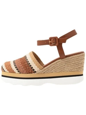 Sandały na koturnie Unisa