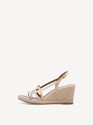 Sandały na obcasie biały - TAMARIS