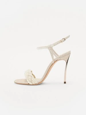 Sandały na obcasie Casadei