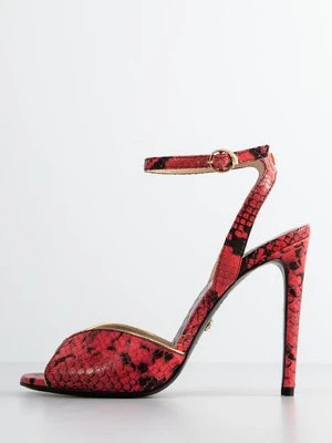 Sandały na obcasie Cavalli Class