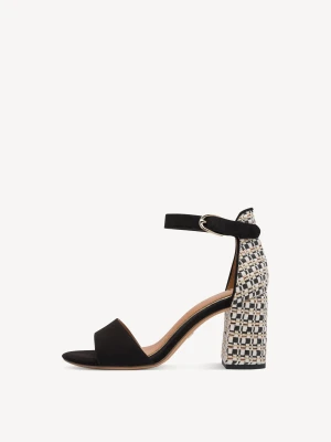 Sandały na obcasie czarny - TAMARIS