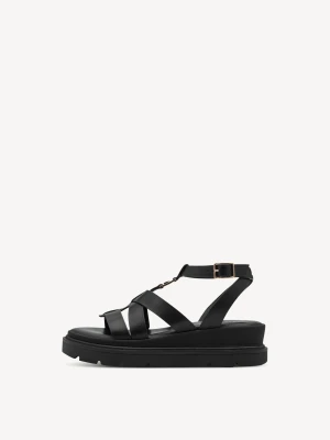 Sandały na obcasie czarny - TAMARIS