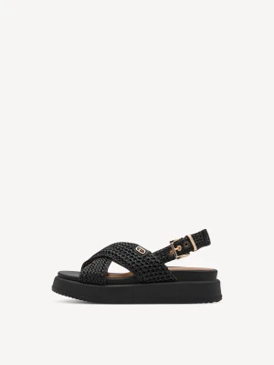 Sandały na obcasie czarny - TAMARIS