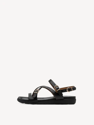 Sandały na obcasie czarny - TAMARIS